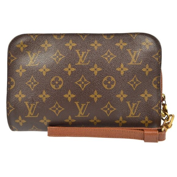 LOUIS VUITTON ORSAY CLUTCH HANDBAG MONOGRAM CANVAS - Picture 1 of 11